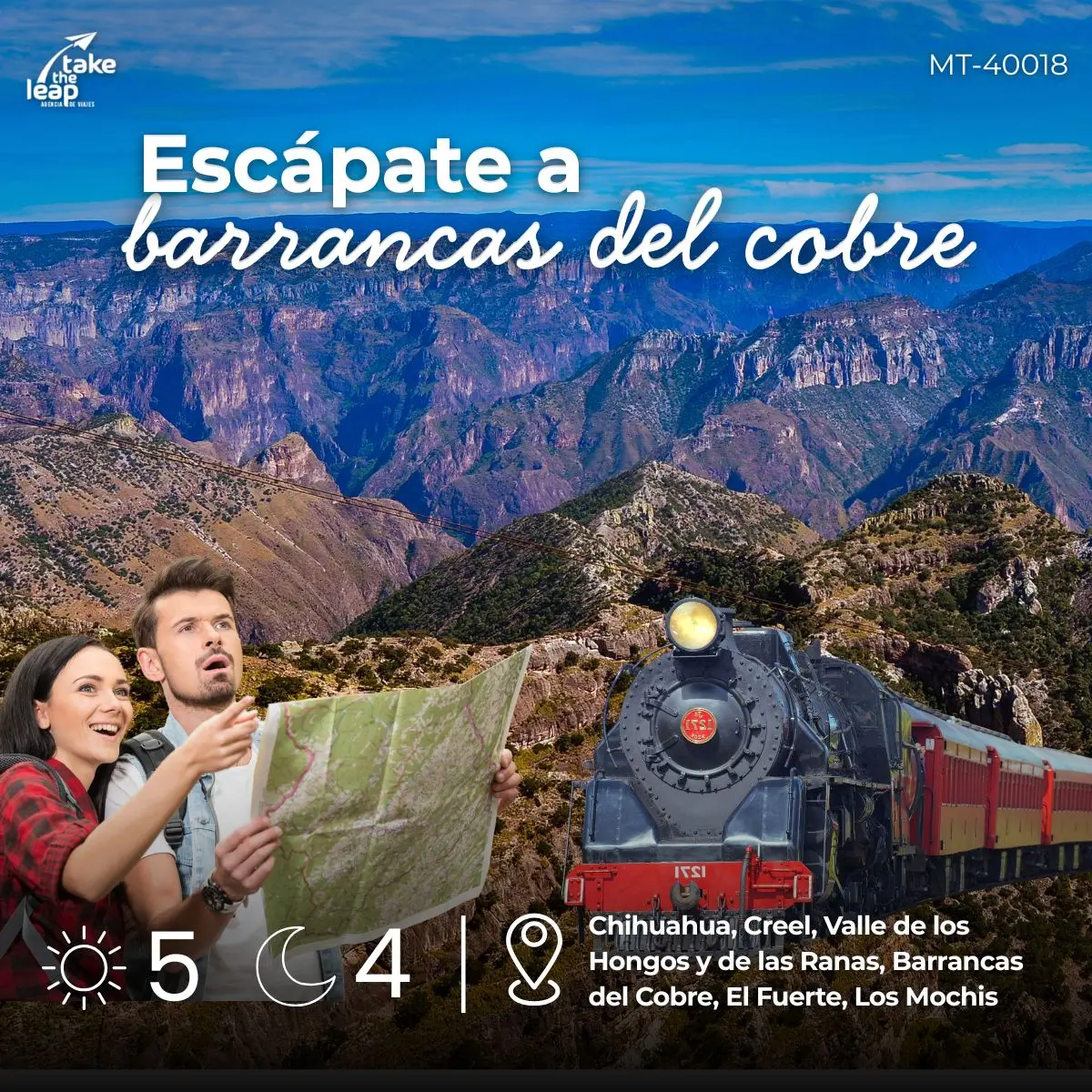 Escápate a Barrancas del Cobre